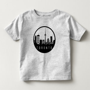 トロントシティスカイライン トドラーTシャツ