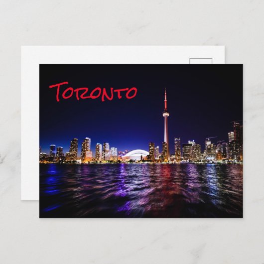 トロントシティライツナイトタイム ポストカード (正面/裏面)