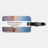 トロントスカイラインアットサンセット ラゲッジタグ (裏面横)