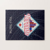 トロントスカイラインオンタリオレトロカナダヴィンテージ ジグソーパズル (横)