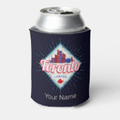 トロントスカイラインオンタリオレトロカナダヴィンテージ 缶クーラー (缶裏面)