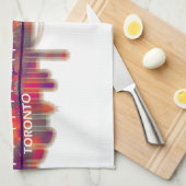 トロントスカイライン キッチンタオル (四つ折り)