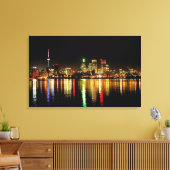 トロントスカイライン キャンバスプリント (インサイチュ (リビング))