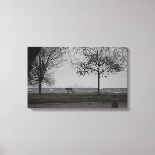 トロントスカイライン キャンバスプリント (正面)