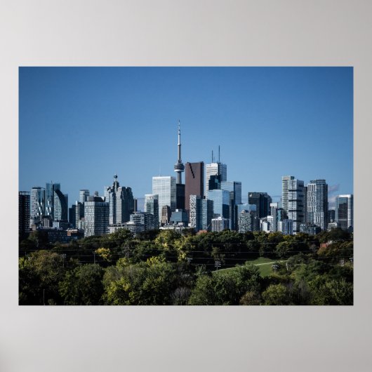 トロントスカイラインfrom Riverdale Park No 8 Color ポスター (正面)