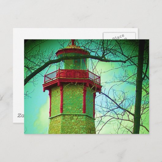 トロントセンターアイランド最古のライトハウス ポストカード (正面/裏面)