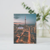 トロントダウンタウンシティスケープ，トロントダウンタウンアート ポストカード (スタンド正面)