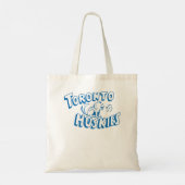 トロントハスキスヴィンテージNBAバスケットボールロゴクラス トートバッグ (裏面)