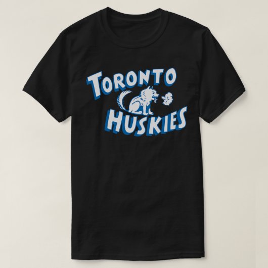 トロントハスキスヴィンテージNBAバスケットボールロゴクラス Tシャツ (デザイン正面)