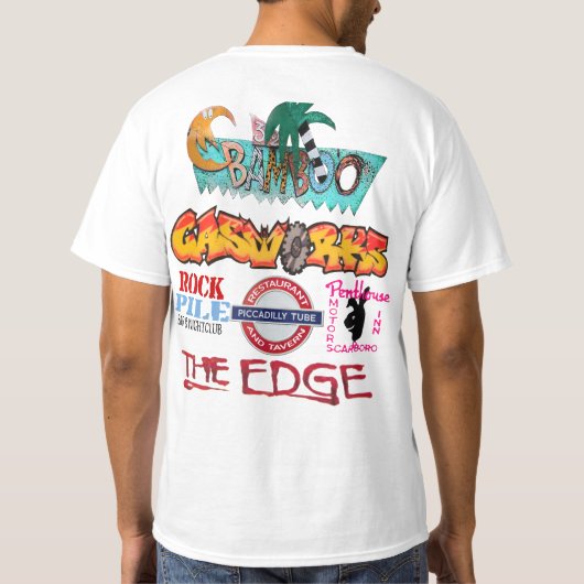 トロントバーズフロムザ過去 Tシャツ (裏面)