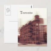 トロントフラットアイアングーダーハムアンドワーツ建物 ポストカード (正面/裏面)