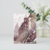 トロントフラットアイアン建物はがき ポストカード (スタンド正面)