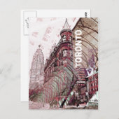 トロントフラットアイアン建物はがき ポストカード (正面/裏面)