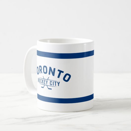 トロントホッケーシティブルーストライプジョーズマグ コーヒーマグカップ (正面左)