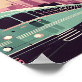 トロントミニマルなヴィンテージ旅行アートポスター ポスター (角)