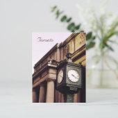 トロントユニオンステーション時計 ポストカード (スタンド正面)