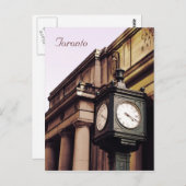 トロントユニオンステーション時計 ポストカード (正面/裏面)