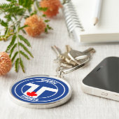 トロントラウンドエンブレム キーホルダー (側面)