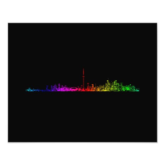トロントレインボー フォトプリント            (正面)