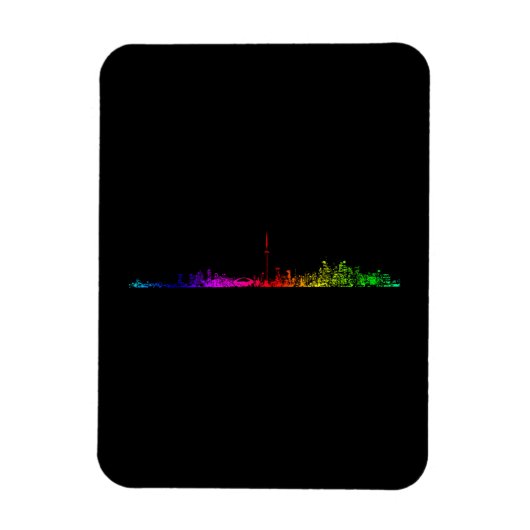 トロントレインボー マグネット (縦)