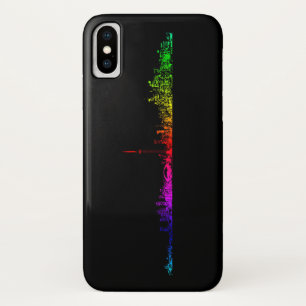 トロントレインボー iPhone X ケース