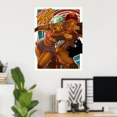 トロントローラーダービー ポスター (ホームオフィス)