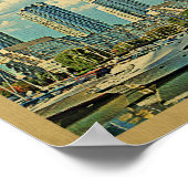 トロントヴィンテージ旅行ポスター ポスター (角)