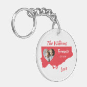 トロント家族のkeychainはカスタマイズ キーホルダー (正面左)