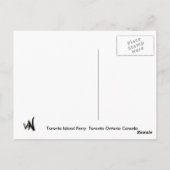 トロント島フェリー ポストカード (裏面)