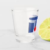 トロント市国旗(カナダ) ショットグラス (左)