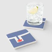 トロント市国旗（カナダ） ストーンコースター (横)