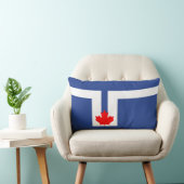 トロント市国旗（カナダ） ランバークッション (椅子)