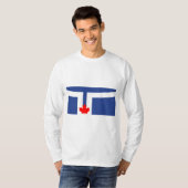 トロント市国旗（カナダ） Tシャツ (正面フル)