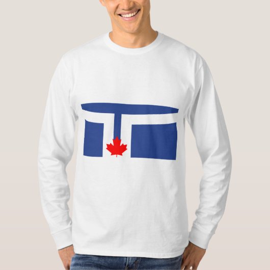 トロント市国旗（カナダ） Tシャツ (正面)