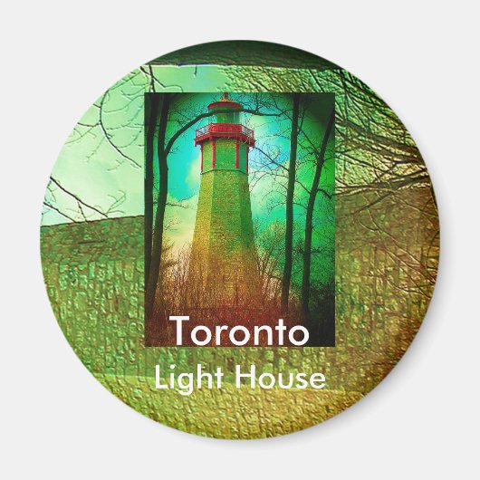 トロント最古のライトハウス マグネット (正面)