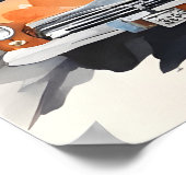 トロント水彩画 ポスター (角)