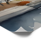 トロント水彩画 ポスター (角)