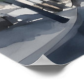 トロント水彩画 ポスター (角)