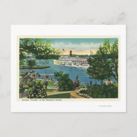トロント汽船の眺め ポストカード (正面)