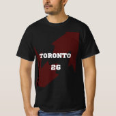 トロント2026サッカー開催都市CNタワージャージ Tシャツ (正面)