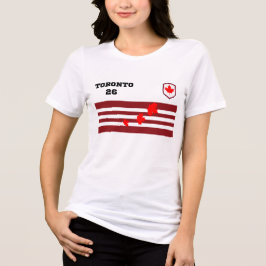 トロント26: アスレチックカナダファンスピリットTシャツ トライブレンドTシャツ
