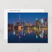 トロント、オンタリオ州、カナダのスカイラインポストカード ポストカード (正面/裏面)