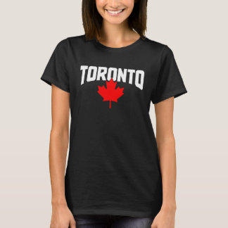 トロント オンタリオ州 カナダ サトウカエデ カナダ人の誇り E Tシャツ