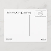 トロント、オンタリオ(カナダ) ポストカード (裏面)