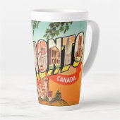 トロント·カナダからのご挨拶 カフェラテマグ (右アングル)