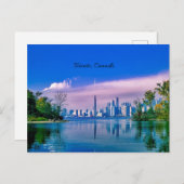 トロント、カナダスカイラインビュー ポストカード (正面/裏面)