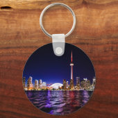 トロント，カナダナイトスカイライン キーホルダー (正面)