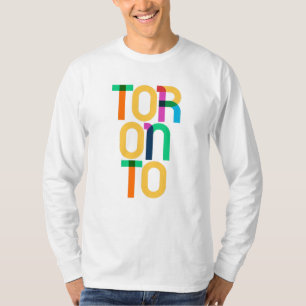 トロント・カナダ・アポップ・アートのート・レターズ Tシャツ