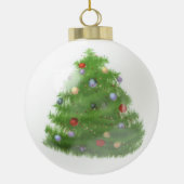 トロント・カナダ セラミックボールオーナメント (裏面)