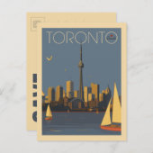 トロント・カナダ | セーブザデート 案内ポストカード (正面/裏面)